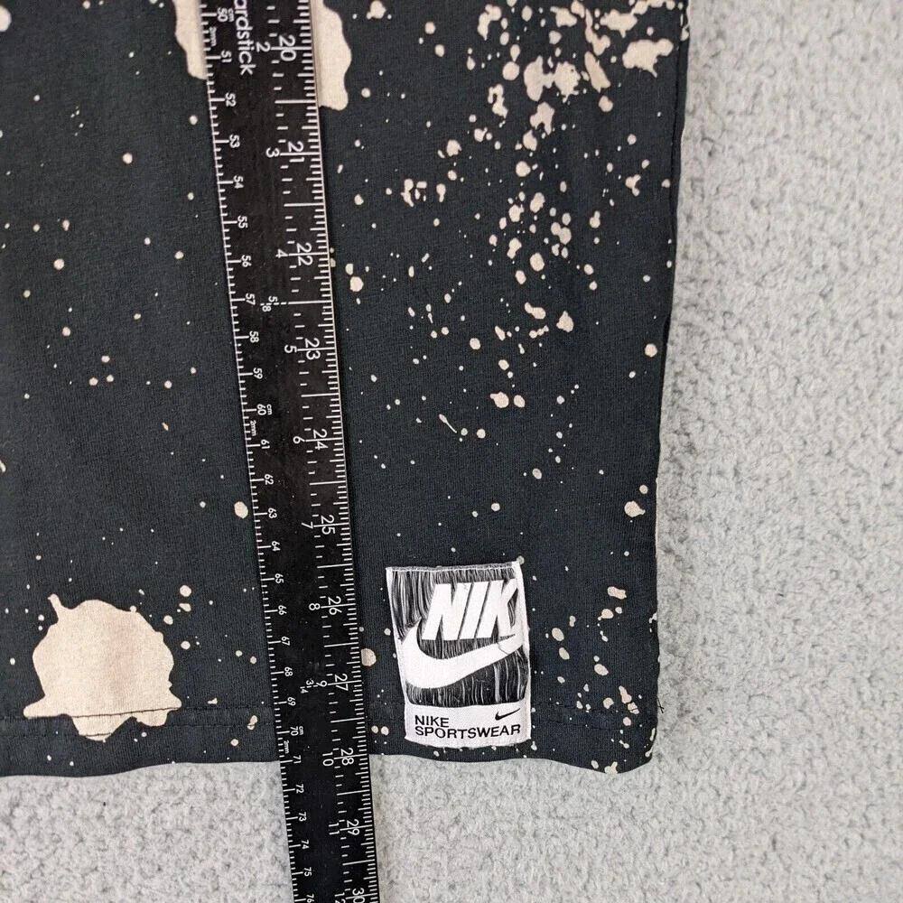 Nike Men's Paint Splash Black/White T Shirt All Over Print Graphic Medium - Picture 7 of 8